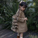 Wonnyribbon :: Ruffle Trench Coat