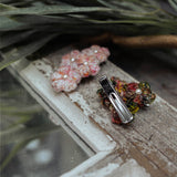Wonnyribbon :: Purple Flower Hair Pin