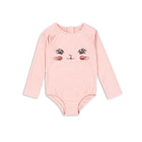 Konges Sloejd :: Kitty Ls 수영복 Grs 파우더 핑크 