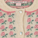 [Pre-Order] Konges Sloejd :: Belou Knit Collar Cardigan Rose
