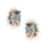 Konges Sloejd - 2 Pack Kitty Furry Ear Clip Kitty