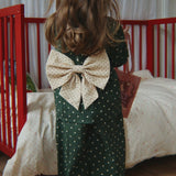 Konges Sloejd - Elin Bow Blouse Gots Dot Marseille