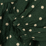 Konges Sloejd - Elin Bow Blouse Gots Dot Marseille