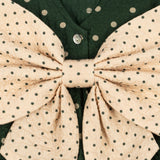 Konges Sloejd - Elin Ls Bow Dress Gots Dot Marseille