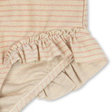 Konges Sloejd - Jade Long Sleeve Swimsuit Rose Stripe