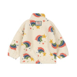 Konges Sloejd - Jody Teddy Half Zip Grs Rainbow Star