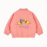 Konges Sloejd - Juno Duckling Printed Bomber Jacket Coeur Feathers