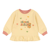 Konges Sloejd - Spotty Frill Sweat Gots Banana Crepe