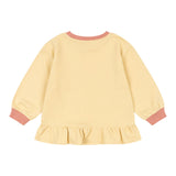 Konges Sloejd - Spotty Frill Sweat Gots Banana Crepe