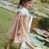 Lali Kids - Coradress In Cantaloupe Chex