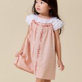 Lali Kids - Coradress In Cantaloupe Chex