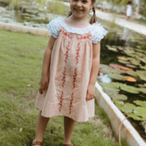 Lali Kids - Coradress In Cantaloupe Chex