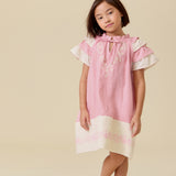 Lali Kids -  Linnea Dress In Peony Pink