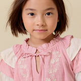 Lali Kids -  Linnea Dress In Peony Pink