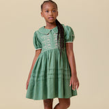 Lali Kids -  Maragold Dress In Peridot Green