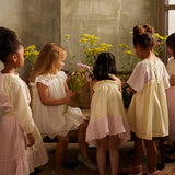 루이즈 미샤 :: 드레스 마르셀리나 핑크/옐로우 