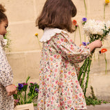 Louise Misha :: Dress Heidi Cream Wild Flowers