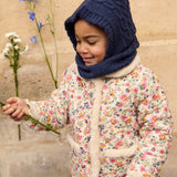 Louise Misha :: Reversible Coat Dalila Cream Wild Flowers
