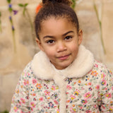 Louise Misha :: Reversible Coat Dalila Cream Wild Flowers