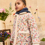 Louise Misha :: Reversible Coat Dalila Cream Wild Flowers
