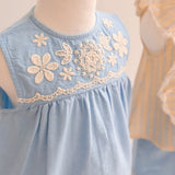 Louise Misha :: Blouse Malaya Oxford Blue