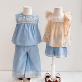 Louise Misha :: Blouse Malaya Oxford Blue