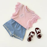 Louise Misha :: Shorts Vally Oxford Blue