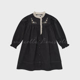 Louisiella :: Noir Corduroy Dress