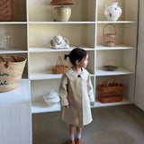 [Exclusive] Mes Kids Des Fleurs - Lace Collar Coat