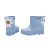 [Pre-Order] Mini Melissa - Welly Bloomy Baby Blue/White