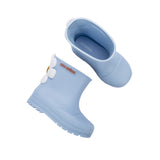 [Pre-Order] Mini Melissa - Welly Bloomy Baby Blue/White