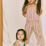 Misha And Puff -  Ruffle Pedal Pusher Aura Vaquero Stripe