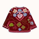 Sissel Mini - Maggie Mini Jacket Velvet Burgundy