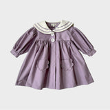 [Exclusive] Mes Kids Des Fleurs :: Sailor Coat Lavender