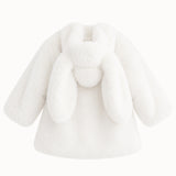 Mes Kids Des Fleurs - Bunny Ear Hooded Coat White