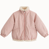 Mes Kids Des Fleurs - Down Jacket Pink