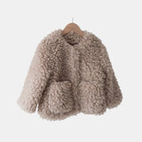 Mes Kids Des Fluers :: Furry Coat Ivory