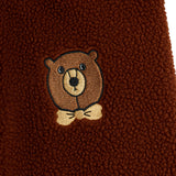 Mini Rodini :: Bear Emb Pile Trousers Brown
