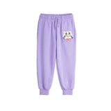 Mini Rodini :: Cat With Bowtie Chenille Sweatpants Purple