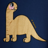 Mini Rodini :: Dino Application Sweatshirt Blue