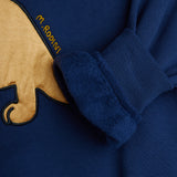 Mini Rodini :: Dino Application Sweatshirt Blue