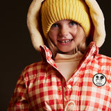 Mini Rodini :: Ritzratz Patch Gingham Aop Heavy Puffer Red