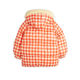Mini Rodini :: Ritzratz Patch Gingham Aop Heavy Puffer Red