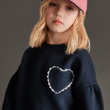 Mipounet - Clotilde Fleece Sweatshirt Blue