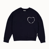 Mipounet - Clotilde Fleece Sweatshirt Blue