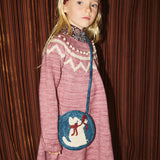 Misha And Puff :: Meadow Yarn Cat Circle Bag Blue Smoke