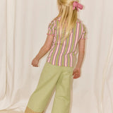 Misha And Puff -  Balloon Sleeve Paloma Tee Aura Vaquero Stripe