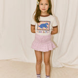 Misha And Puff -  Eyelet Popcorn Skating Skirt Aura