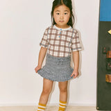 Misha And Puff -  Eyelet Popcorn Skating Skirt Dove