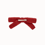 Misha And Puff - Jumbo Goldie Bow Garnet